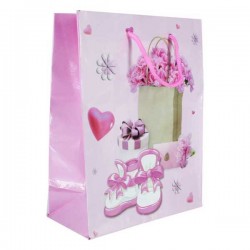 1pza Bolsa chica con estampado para regalo 18x8x24cm, variedad de diseños / hl-511-4s / wb-047-1s / wb-579-15