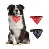 1pza Collar bandana paliacate pañuelo ajustable talla mediana para mascota 37cm, variedad de colores / mas.23.1.5*37