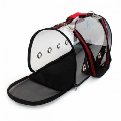 Bolsa / mochila transportadora de plástico para mascotas mas.02.3