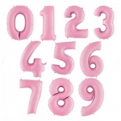 1pza Globo de numero 32 c-98 / R1206 / letter 9 / ballon / easy self seal