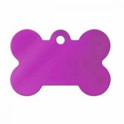 1pza Placa para perro en forma de hueso, variedad de colores jr1098