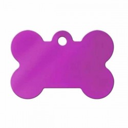 1pza Placa para perro en forma de hueso, variedad de colores jr1098