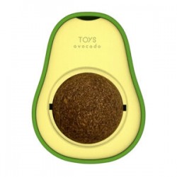 1pza Juguete con bola de catnip y diseño de aguacate para mascota / toys avocndo