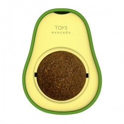 1pza Juguete con bola de catnip y diseño de aguacate para mascota / toys avocndo