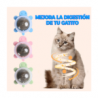 Juguete ele-gate en forma de gato con doble bola giratoria de catnip para gatos, variedad de colores / mas.16.4