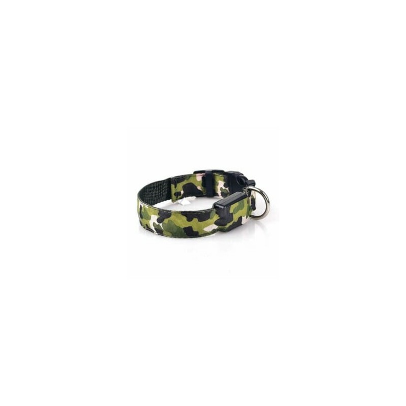 1pza collar camuflajeado para perro 2.5cm jr1266
