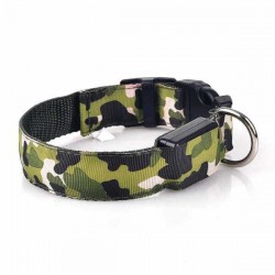 1pza collar camuflajeado para perro 2.5cm jr1266
