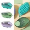Cepillo de baño con jabonera rellenable para mascotas, variedad de colores / mas.07.10