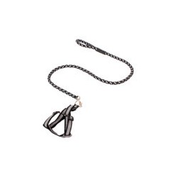 Juego de pechera ajustable y correa 1cm de grosor con detalles reflectivos, variedad de colores / jr1284