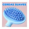 Cepillo con cerdas suaves para masaje de perros y gatos, variedad de colores