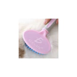 Cepillo con cerdas suaves para masaje de perros y gatos, variedad de colores