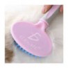 Cepillo con cerdas suaves para masaje de perros y gatos, variedad de colores