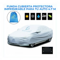 Funda cubierta ele-gate con líneas reflejantes para protección de automóvil 4.7×1.6×1.7 metros / hog.169