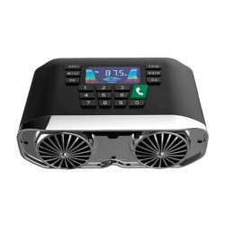 Altavoz / alarma eléctrica para motocicleta con teclado numérico para llamadas, pantalla digital y control de baterías / heng li