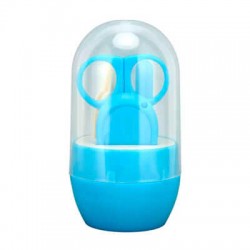 Set de 1 mini cortaúñas, 1 mini tijeras, 1 lima y 1 pinza para los bebés / lu8603