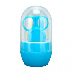 Set de 1 mini cortaúñas, 1 mini tijeras, 1 lima y 1 pinza para los bebés / lu8603