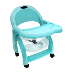 Silla periquera para bebé con rueditas y correa ajustable, variedad de colores / 90175