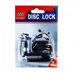 Candado anti robo para freno de disco de motocicleta + juego de 2 llaves / disc lock / mtc006