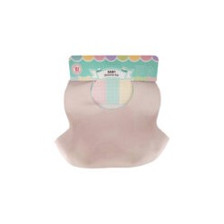 Babero entrenador ajustable de silicona con un compartimiento para bebé / baby silicone bid / ro-0097