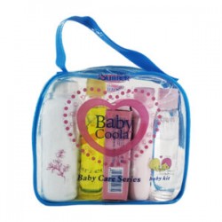 Kit maletín de baño para bebé con talco, aceite, jabón, shampoo y crema / baby care series / i758