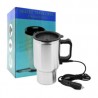 Taza termo de acero inoxidable con calentador portátil para carro automóvil, 12v / heated travel mug