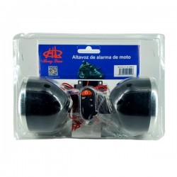 Juego de 2 altavoces / alarmas para motocicleta con control remoto y consola de alimentación / heng lian / hl-bm15