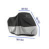 Funda protectora para motos y bicicletas impermeable con repelente uv talla s, variedad de colores / hog.274.s