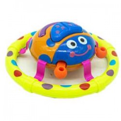 Juguete interactivo en forma de mariquita / catarina con luz y sonido para bebé / ladybug baby / cy1013-5