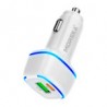Cargador para carro automóvil moreka de 45w con puerto tipo c y entrada usb / pd25w+qc3.0 20w / cp009
