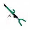 Candado lion tools en forma de bastón para volante de auto + juego de 2 llaves tetra de alta seguridad / 7444