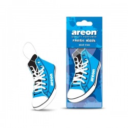 Aromatizante con diseño de tenis y fragancia de new car para automóvil / areon / fresh wave / 124452