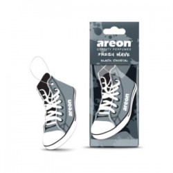 Aromatizante con diseño de tenis y fragancia de black crystal para automóvil / areon / fresh wave / 124451