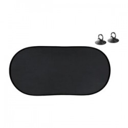 Cubre parabrisas parasol plegable liso tipo malla para automóvil, 50x100cm / 16773