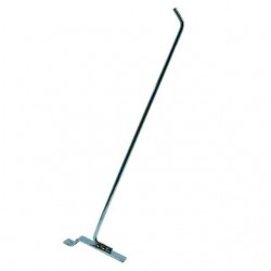 1pza Gancho de 30cm en color blanco o cromado para panel ranurado / gan.30.bl / h1315