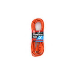 Extensión naranja outdoor indoor de uso rudo 15ft-5m con 3 contactos / eb-059 / chs05 / 5m / sjt-3