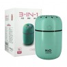 Mini humidificador a5 3 en 1 con luz y capacidad para 300ml, variedad de colores / 2085 / xjd-0329