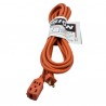 Extensión eléctrica duplex naranja para uso rudo y domestico con longitud de 5 metros / 133
