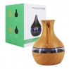 Humidificador ultrasonic en forma de cántaro estilo madera con luz led, variedad de modelos / sj-066d
