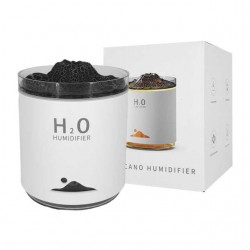 Humidificador con diseño de llama volcánica, 100x100x122mm / hx127b