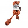 Extensión duplex naranja para uso rudo de 3 metros / 134
