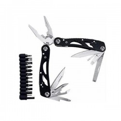 Pinza alicate multiherramienta + estuche de bolsillo estuche con pinza , tornillos, puntas , navaja multiusos / hl-nvj9552 / w-3