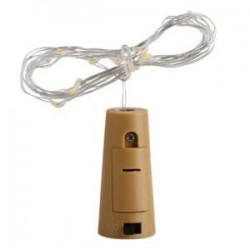 1pza Corcho con luz led para botella, variedad de colores / 13580 / lu3225