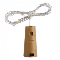 1pza Corcho con luz led para botella, variedad de colores / 13580 / lu3225