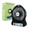 Ventilador redondo recargable portátil de 4 aspas y 3 velocidades, variedad de colores / portable fan / fs65 / dac-v1