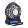 Ventilador redondo recargable portátil de 4 aspas y 3 velocidades, variedad de colores / portable fan / fs65 / dac-v1