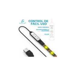 Tira de luces led rgb de 7 metros, con alimentación usb a 5v / led.44.7