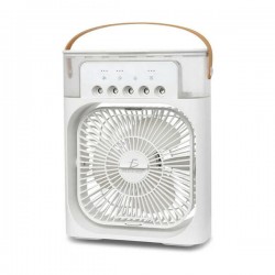 Mini ventilador aire acondicionado usb con función de humidificador, luz y capacidad para 600ml / clr.64
