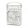 Mini ventilador aire acondicionado usb con función de humidificador, luz y capacidad para 600ml / clr.64