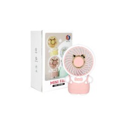 Mini ventilador recargable con diseño de animalitos con vestimenta, 13cm + cable de carga usb-v8, variedad de colores y modelos 