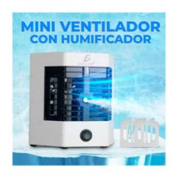 Mini ventilador aire acondicionado usb con función de humidificador / clr.59